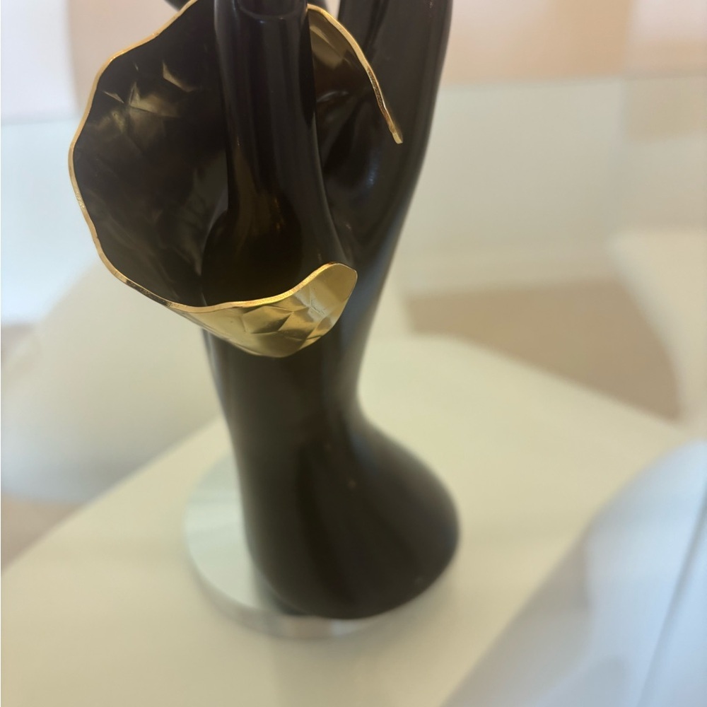 Gold Statement Adjustable Cuff - image 3